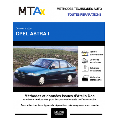 MTA Expert Opel Astra I BERLINE 4 portes de 07/1994 à 05/2000