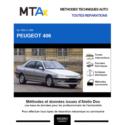 MTA Expert Peugeot 406 BERLINE 4 portes de 10/1995 à 04/1999