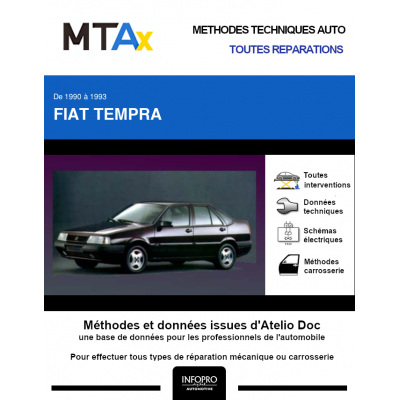 MTA Expert Fiat Tempra BERLINE 4 portes de 06/1990 à 04/1993