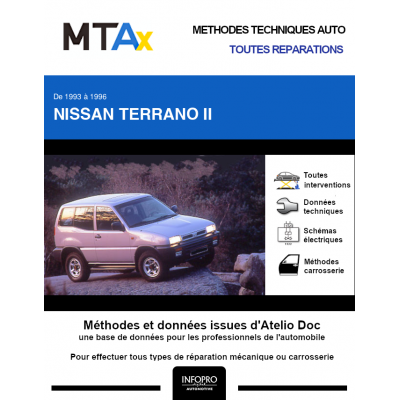 MTA Expert Nissan Terrano II BREAK 3 portes de 10/1993 à 06/1996