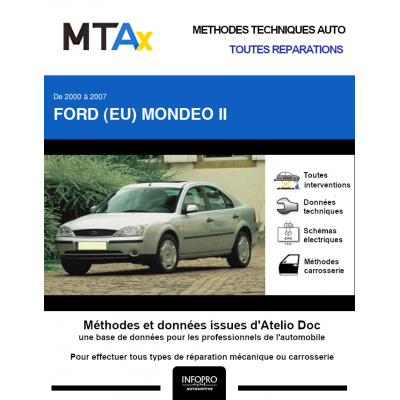 MTA Expert Ford (eu) Mondeo II BERLINE 4 portes de 09/2000 à 06/2007