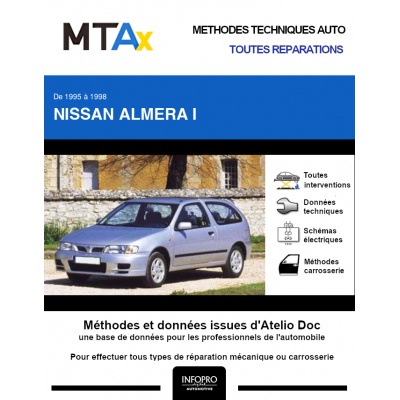 MTA Expert Nissan Almera I HAYON 3 portes de 10/1995 à 04/1998