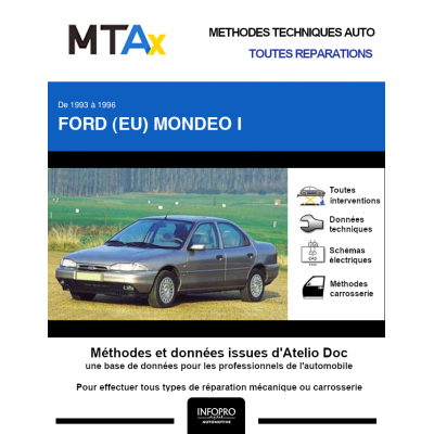 MTA Expert Ford (eu) Mondeo I BERLINE 4 portes de 01/1993 à 09/1996