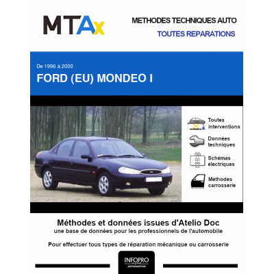 MTA Expert Ford (eu) Mondeo I BERLINE 4 portes de 10/1996 à 09/2000