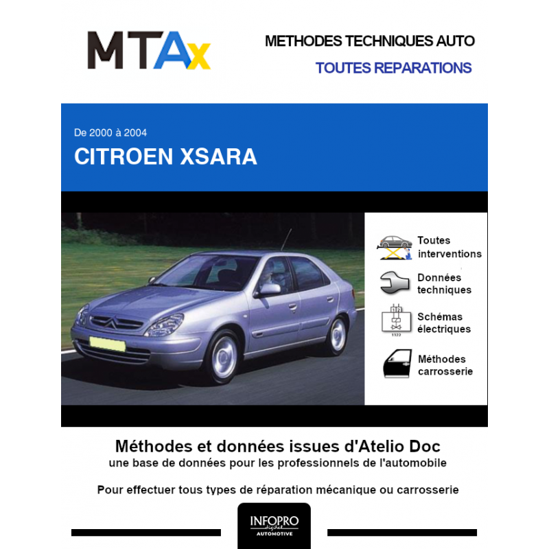 MTAEXPERT CITROEN XSARA phase 2 Hayon 5 portes (2000 > 2004)