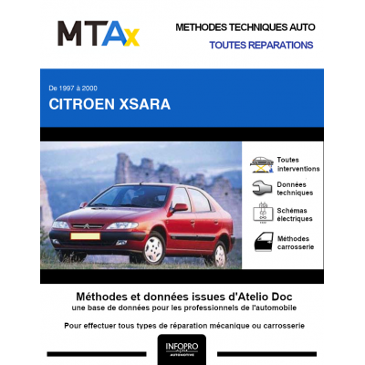 MTA Expert Citroen Xsara HAYON 5 portes de 09/1997 à 09/2000
