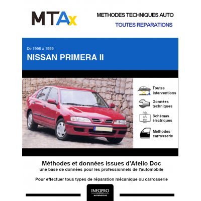 MTA Expert Nissan Primera II HAYON 5 portes de 10/1996 à 09/1999