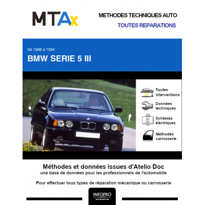 MTA Expert Bmw Serie 5 III BERLINE 4 portes de 02/1988 à 06/1994