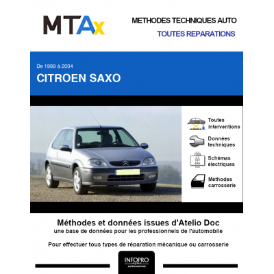 MTA Expert Citroen Saxo HAYON 3 portes de 09/1999 à 12/2004