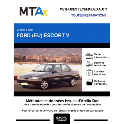 MTA Expert Ford (eu) Escort V BERLINE 4 portes de 01/1995 à 06/1998