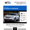 MTA Citroen C5 aircross BREAK 5 portes de 09/2018 à ce jour