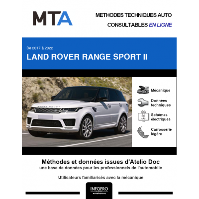 MTA Land rover Range sport II BREAK 5 portes de 12/2017 à ce jour