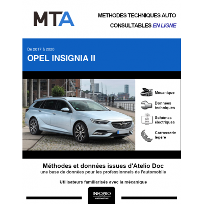 MTA Opel Insignia II BREAK 5 portes de 09/2017 à ce jour