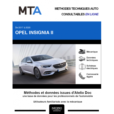 MTA Opel Insignia II HAYON 5 portes de 06/2017 à ce jour
