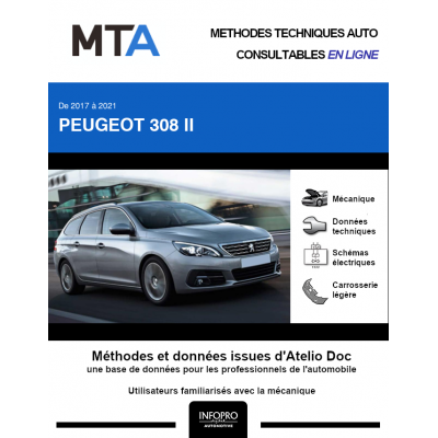 MTA Peugeot 308 II BREAK 5 portes de 04/2017 à ce jour