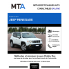 MTA Jeep Renegade BREAK 5 portes de 09/2014 à ce jour
