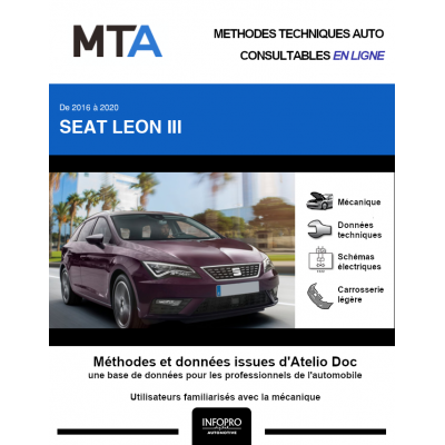 MTA Seat Leon III BREAK 5 portes de 10/2016 à ce jour
