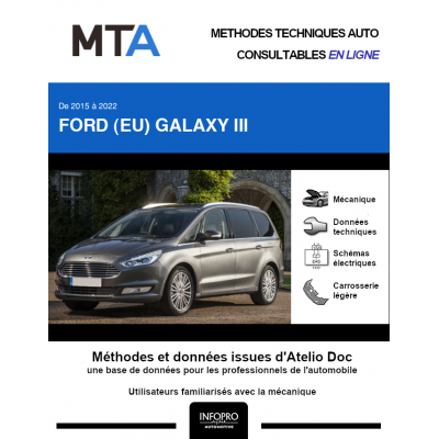 MTA Ford (eu) Galaxy III MONOSPACE 5 portes de 06/2015 à ce jour