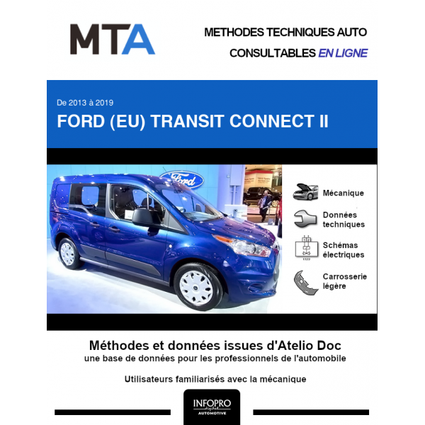 MTA Ford (eu) Transit connect II FOURGON 4 portes de 09/2013 à ce jour