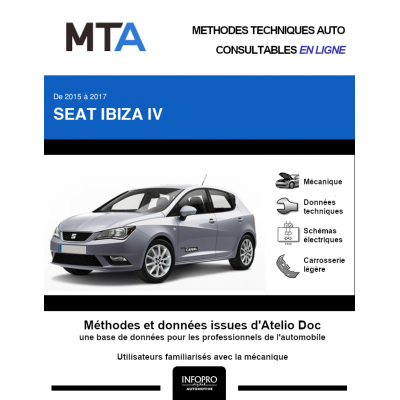 MTA Seat Ibiza IV HAYON 5 portes de 09/2015 à ce jour