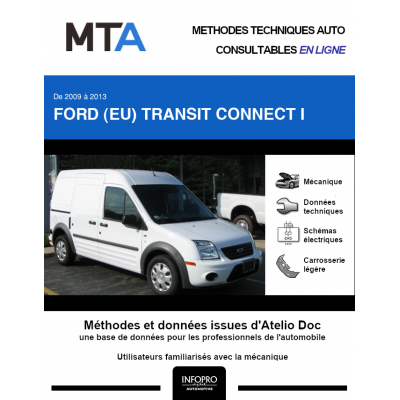 MTA Ford (eu) Transit connect I FOURGON 4 portes de 04/2009 à 12/2013