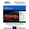 MTA Peugeot 208 I HAYON 5 portes de 04/2015 à ce jour