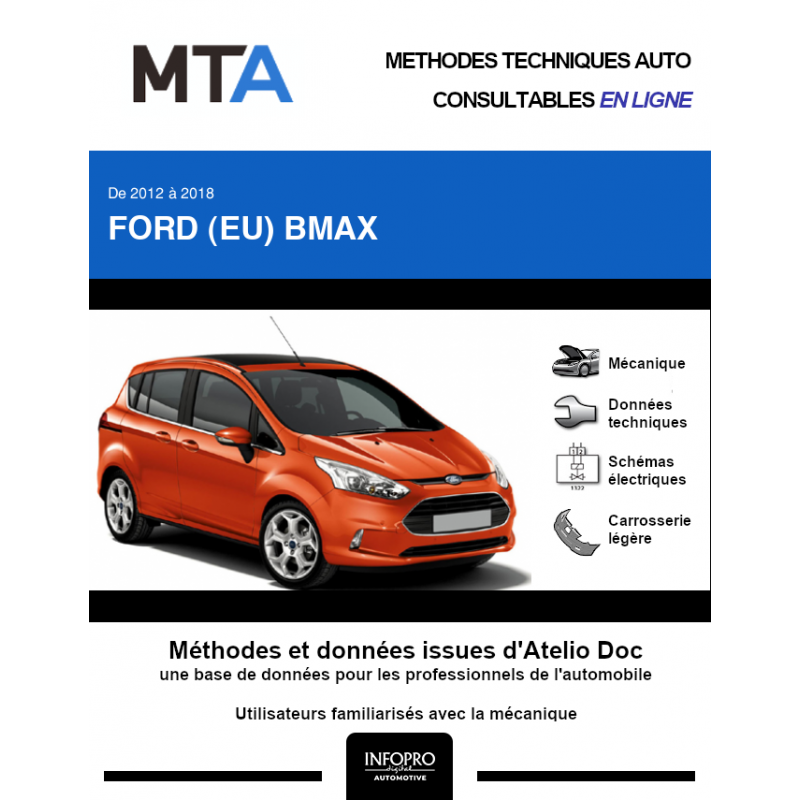 MTA FORD (EU) BMAX Monospace 5 portes (2012 > 2018)