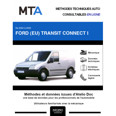 MTA Ford (eu) Transit connect I FOURGON 3 portes de 01/2003 à 04/2009