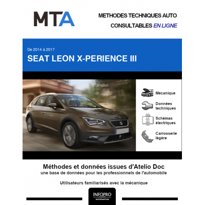 MTA Seat Leon x-perience III BREAK 5 portes de 09/2014 à ce jour
