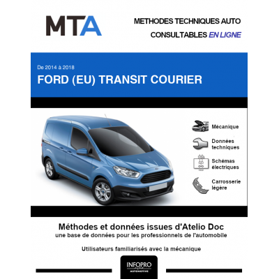 MTA Ford (eu) Transit courier FOURGON 4 portes de 02/2014 à ce jour