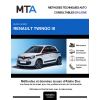 MTA Renault Twingo III HAYON 5 portes de 06/2014 à ce jour