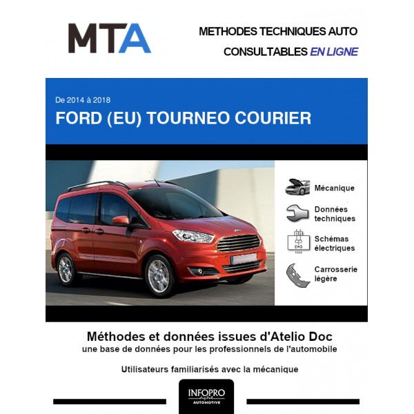 MTA Ford (eu) Tourneo courier BREAK 5 portes de 02/2014 à 12/2018