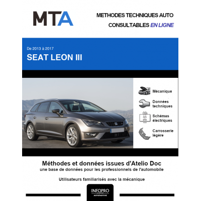 MTA Seat Leon III BREAK 5 portes de 09/2013 à 12/2017