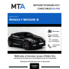 MTA Renault Megane III COUPE 3 portes de 10/2013 à 06/2017