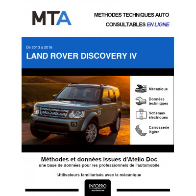 MTA Land rover Discovery IV BREAK 5 portes de 09/2013 à ce jour