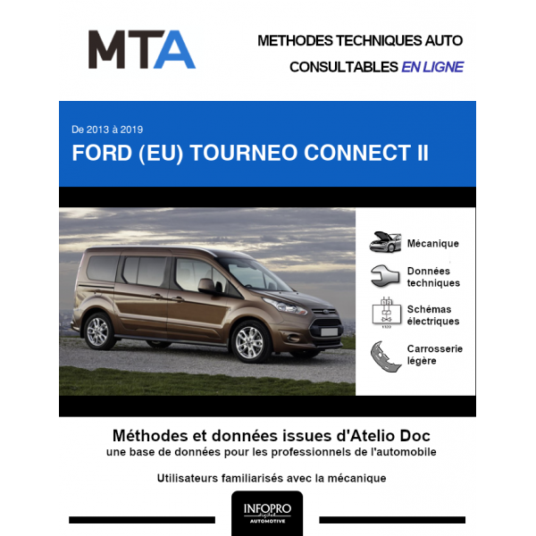 MTA Ford (eu) Tourneo connect II BREAK 5 portes de 09/2013 à 06/2019
