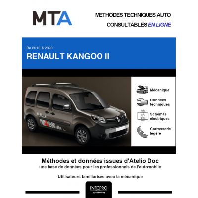 MTA Renault Kangoo II BREAK 5 portes de 01/2013 à ce jour