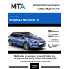 MTA Renault Megane III BREAK 5 portes de 01/2012 à 06/2014
