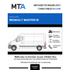 MTA Renault Master III FOURGON 4 portes de 04/2010 à 06/2015