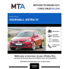 MTA Vauxhall Astra VI HAYON 5 portes de 07/2012 à 06/2016