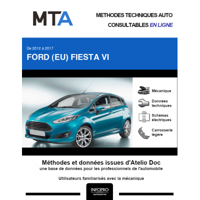 MTA Ford (eu) Fiesta VI HAYON 5 portes de 11/2012 à ce jour