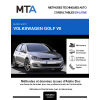 MTA Volkswagen Golf VII HAYON 5 portes de 10/2012 à 06/2017