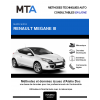 MTA Renault Megane III COUPE 3 portes de 01/2012 à 06/2014