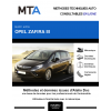 MTA Opel Zafira III MONOSPACE 5 portes de 11/2011 à 03/2017