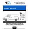 MTA Renault Master III FOURGON 5 portes de 04/2010 à 06/2015