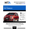 MTA Fiat Panda III HAYON 5 portes de 01/2012 à ce jour