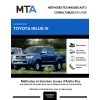 MTA Toyota Hilux IV PICKUP DBL.CAB. 4 portes de 01/2009 à 01/2012