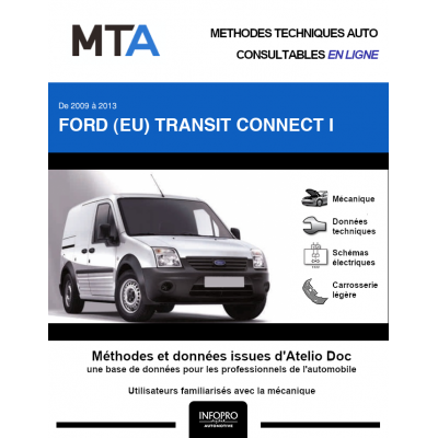 MTA Ford (eu) Transit connect I FOURGON 5 portes de 04/2009 à 12/2013
