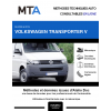 MTA Volkswagen Transporter V CHASSIS CABINE 2 portes de 11/2009 à 06/2016