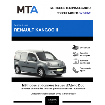 MTA Renault Kangoo II FOURGON 4 portes de 10/2008 à 03/2013